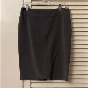 Gray Pencil Skirt